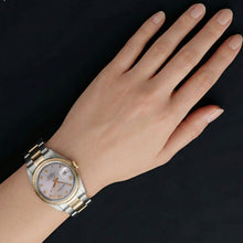 Rolex Datejust Watch Fluted Bezel Oyster Bracelet Gold And Ss QUICK SET