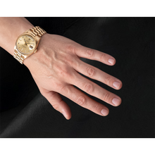 Rolex Day-Date 36mm Champagne Diamond Dial Yellow Gold Watch