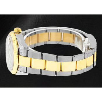 Rolex Lady-Datejust 31mm Grey Sunray Roman Dial Two Tone Watch