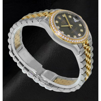 Rolex Lady Datejust 31mm Rhodium Diamond Two Tone Watch