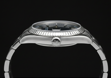 Rolex Oyster Perpetual Black Roman Dial Stainless Steel Men's Watch