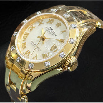 Rolex Pearlmaster 29mm 18K Yellow Gold Ladies Watch