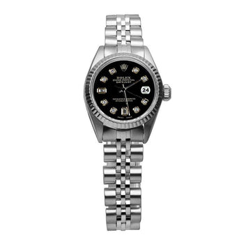 Rolex Stainless Steel Jubilee Bracelet Diamond Dial Datejust Watch