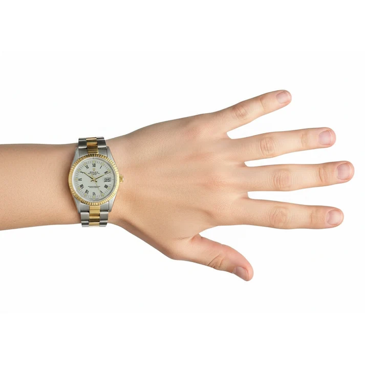 Rolex Two Tone Men Watch Oyster Bracelet Man