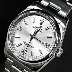 Rolex 116000 Oyster Perpetual 36mm Silver Dial Stainless Steel Men's Watch