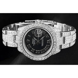 Rolex 179174 Datejust 26mm Black Roman Ladies Watch