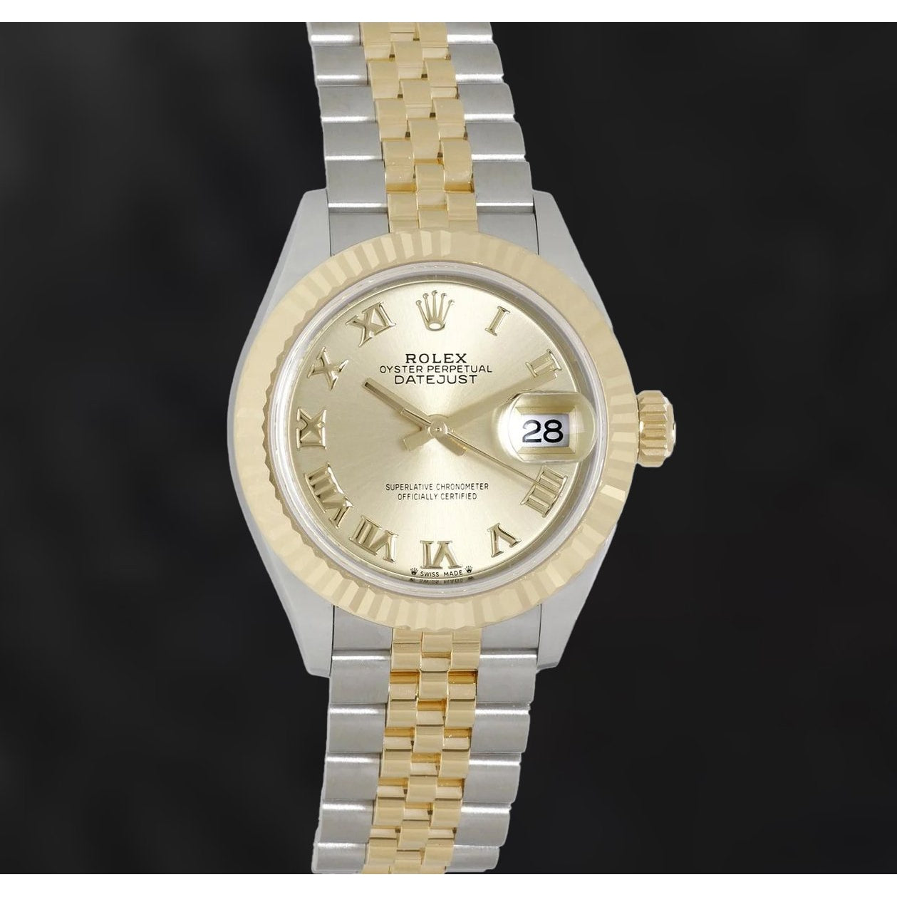 Gemstone Rolex in Two Tone – main view