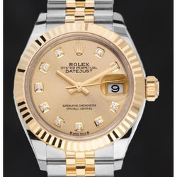 Premium Champagne Diamond Fine Diamond Rolex – ct Two Tone