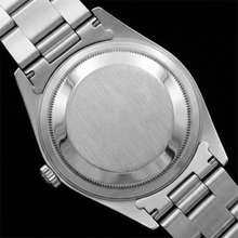Fine Diamond Rolex in Stainless Steel – top view