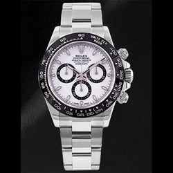 Rolex Cosmograph Daytona 116500LN Panda White Dial 40mm Stainless Steel Watch