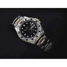 Rolex Custom Baguette-Gmt Master Ii Gents Watch Yellow Gold & Ss