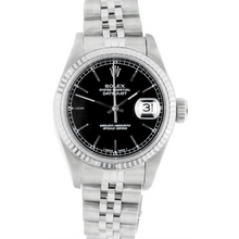 Gemstone Rolex -ct Stainless Steel – front view
