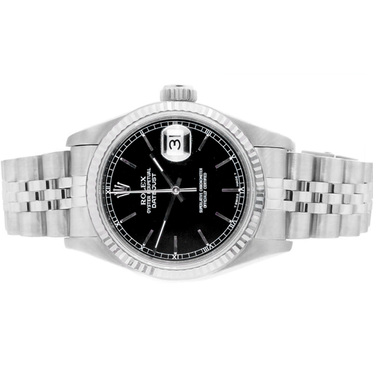 Sophisticated Gemstone Rolex ct – side view