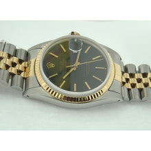 Datejust Black Stick Dial Watch