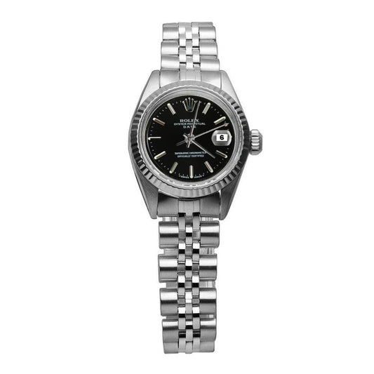 Black Stick Dial Fluted Bezel
