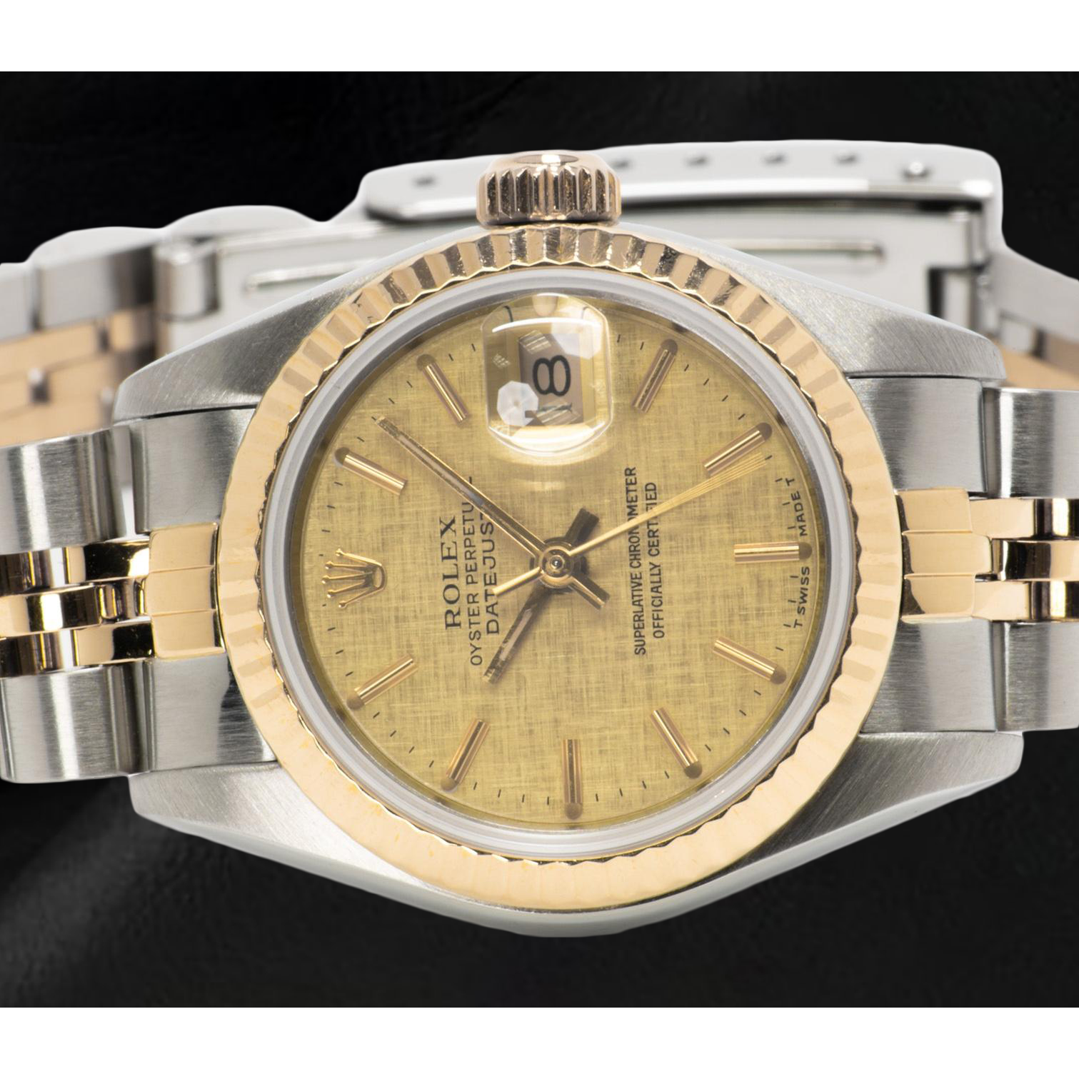 Rolex Two Tone with Precious Stone – main view