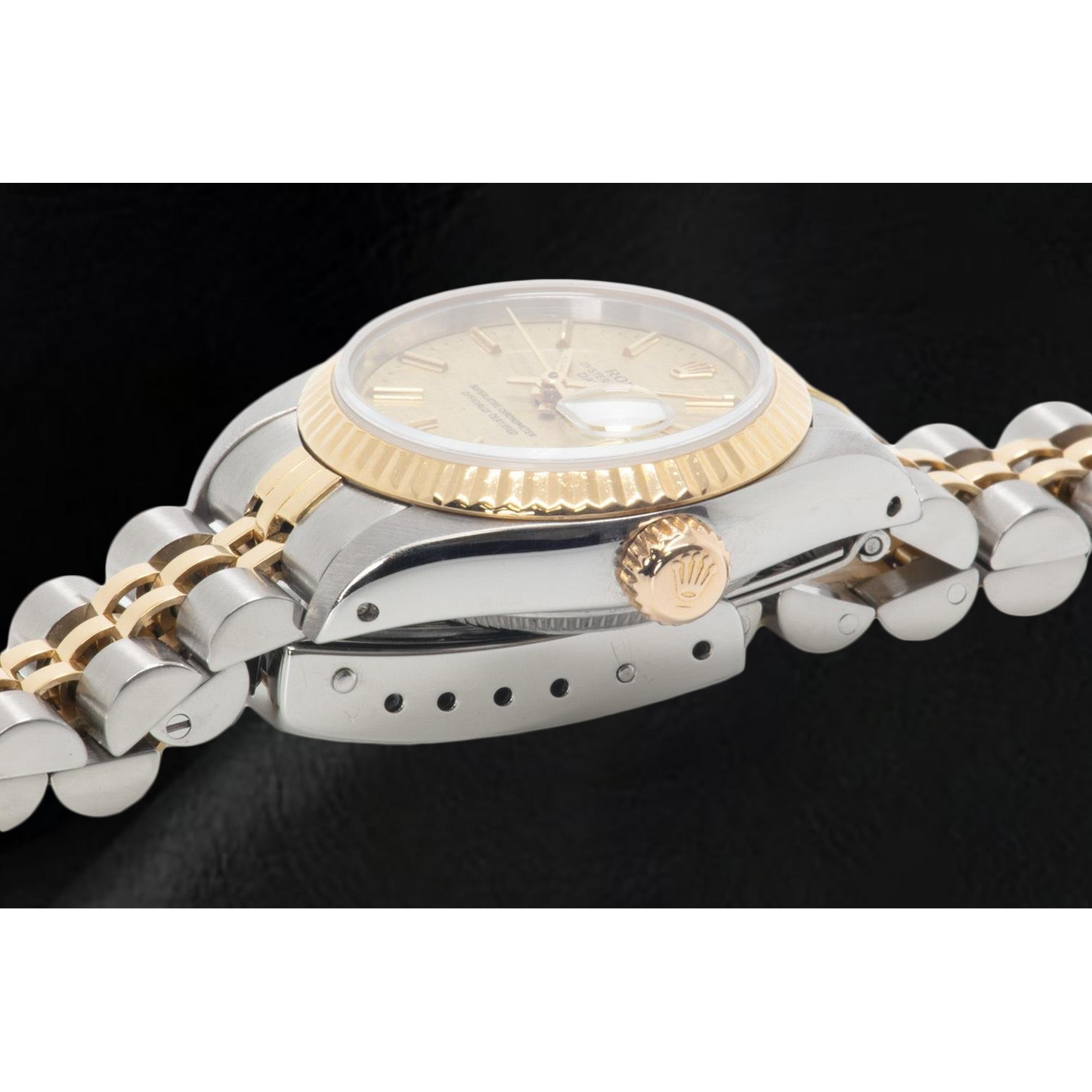 Refined Precious Stone Rolex ct – side view