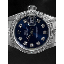 Rolex Datejust 26 mm Dark Blue Diamond Dial Stainless Steel Jubilee Bracelet Watch