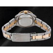 Rolex Datejust 26 mm Pink Mother Of Pearl Diamond Dial Two Tone Oyster Bracelet Watch