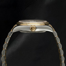 Rolex Two Tone with Cultured Pearl – angle view