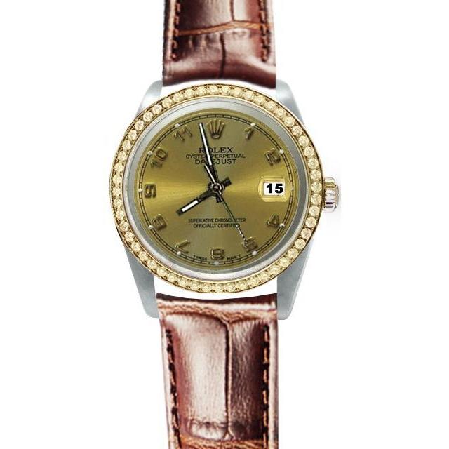 Rolex Datejust Champagne Arabic Watch