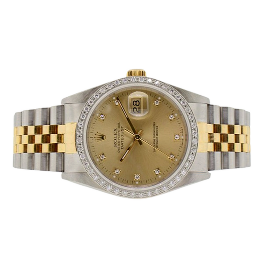 Authentic Fine Diamond Rolex ct Gold – main view