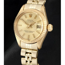 Rolex Datejust President Style 26 mm Yellow Gold Ladies Watch