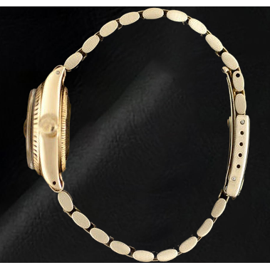 Rolex Datejust President Style 26 mm Yellow Gold Ladies Watch