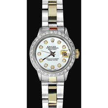 Two Tone Ladies Watch Diamond Bezel