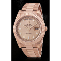 Rolex Day Date 2 Mens 41 Mm Watch Pink Dial President Bracelet