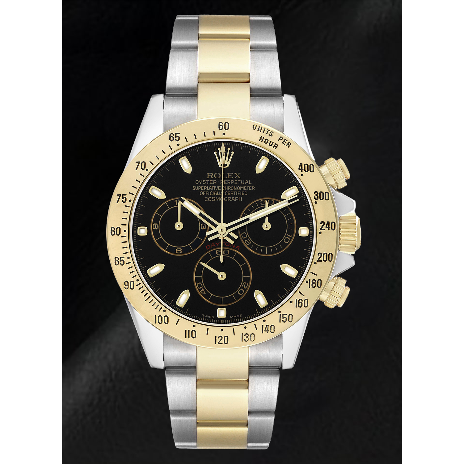 Earth-Mined Gemstone Rolex – main view