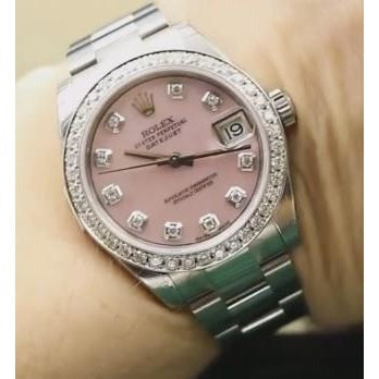 Rolex Pink Mother Of Pearl Dial