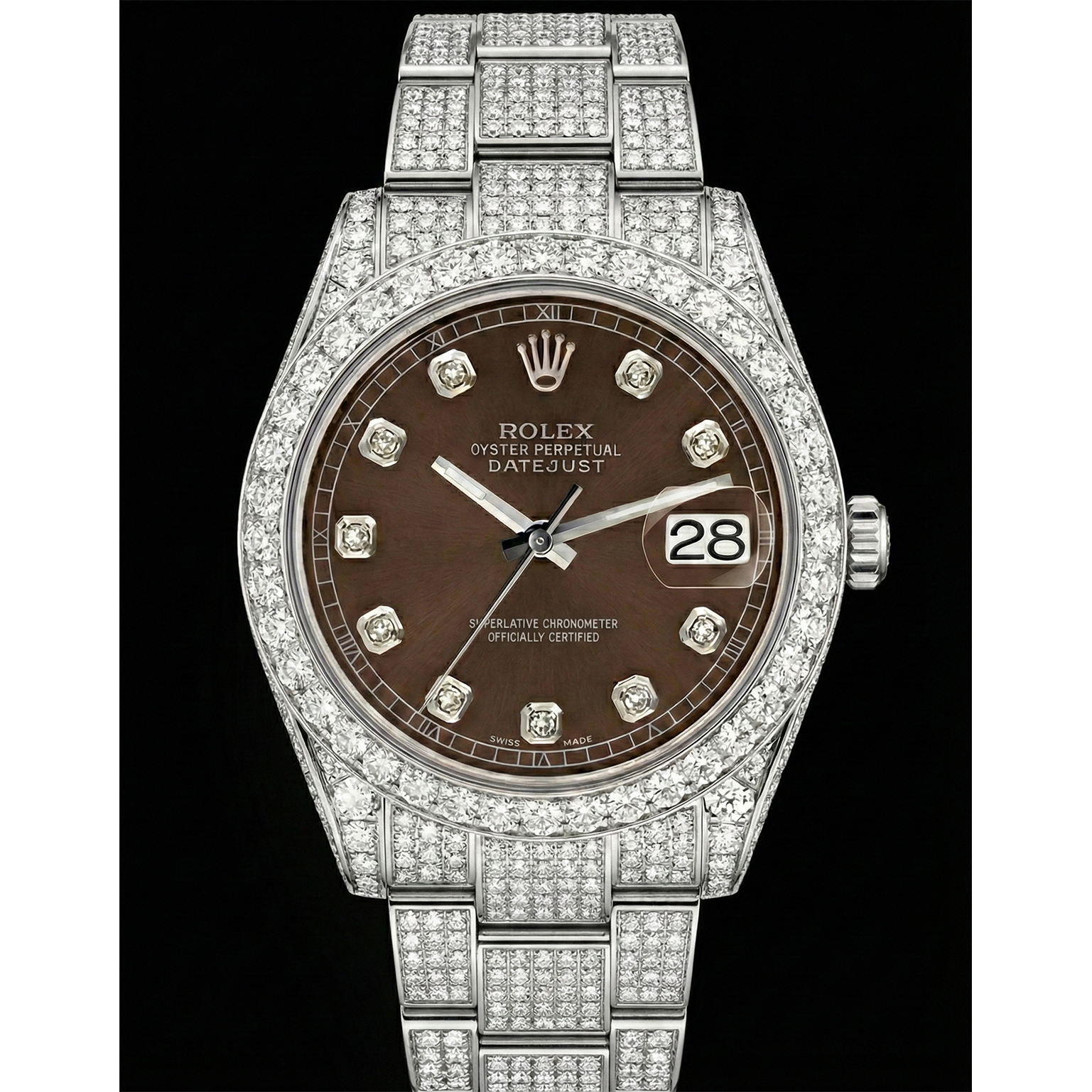 Rolex Stainless Steel with Diamond – main view