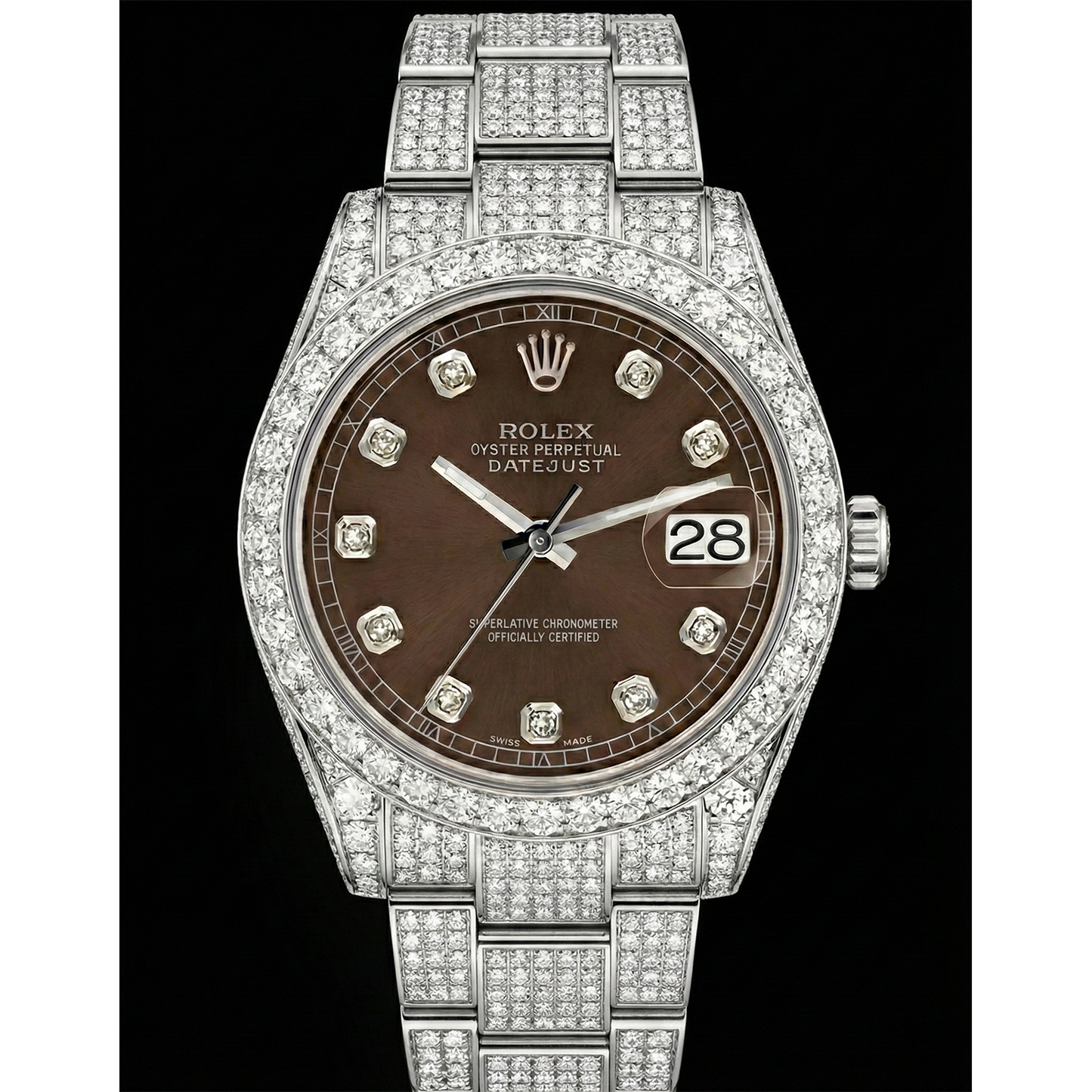 Rolex Stainless Steel with Diamond – main view