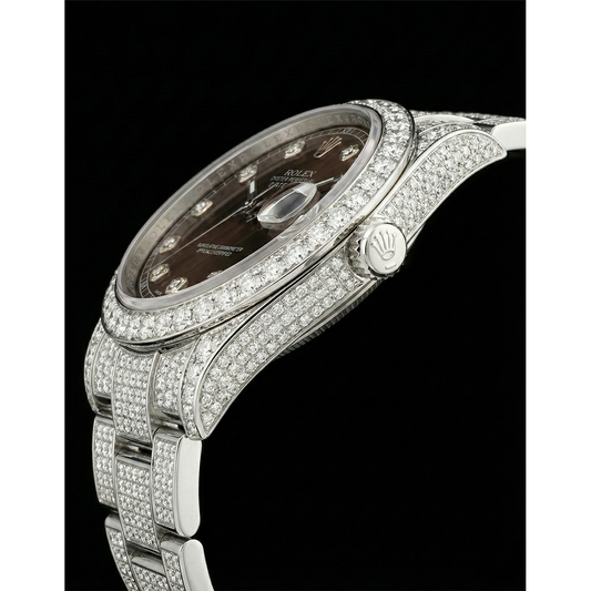 Real Diamond Rolex – front view