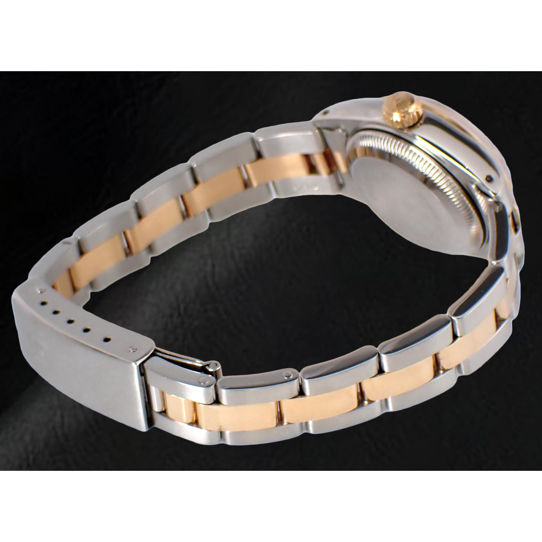Gemstone Rolex in Two Tone – angle view