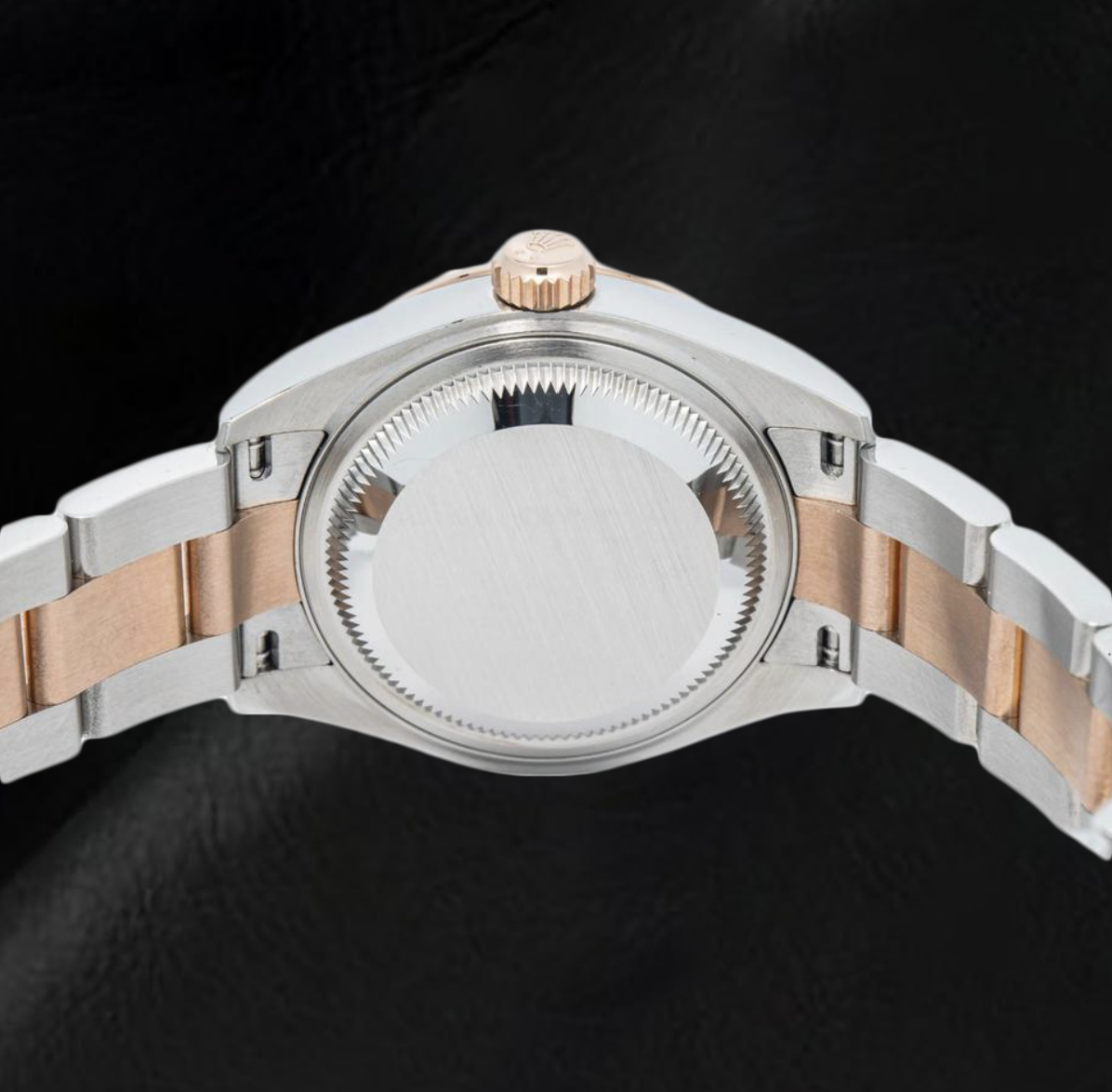Rolex 2019 Lady Datejust 279381RBR 28mm White Mother Of Pearl Diamond Dial Everose Gold Two Tone Watch