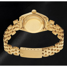 Rolex Lady Datejust President Style Champagne 26 mm Yellow Gold Watch