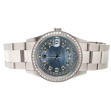 Oyster Bracelet Ss Gray String Diamond Dial