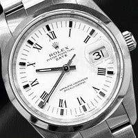 White Roman Dial SS