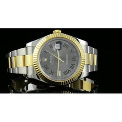 Rolex Oyster bracelet Mens Watch Gary Dial Datejust Ii Ss & Gold