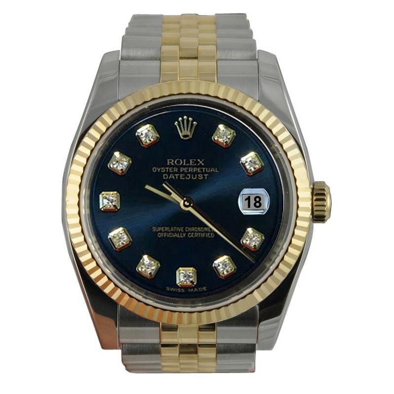 Rolex Ss & Gold Jubilee Datejust Men