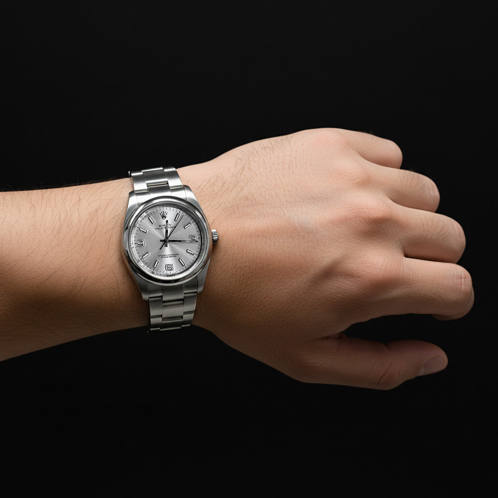 Rolex 116000 Oyster Perpetual 36mm Silver Dial Stainless Steel Men's Watch