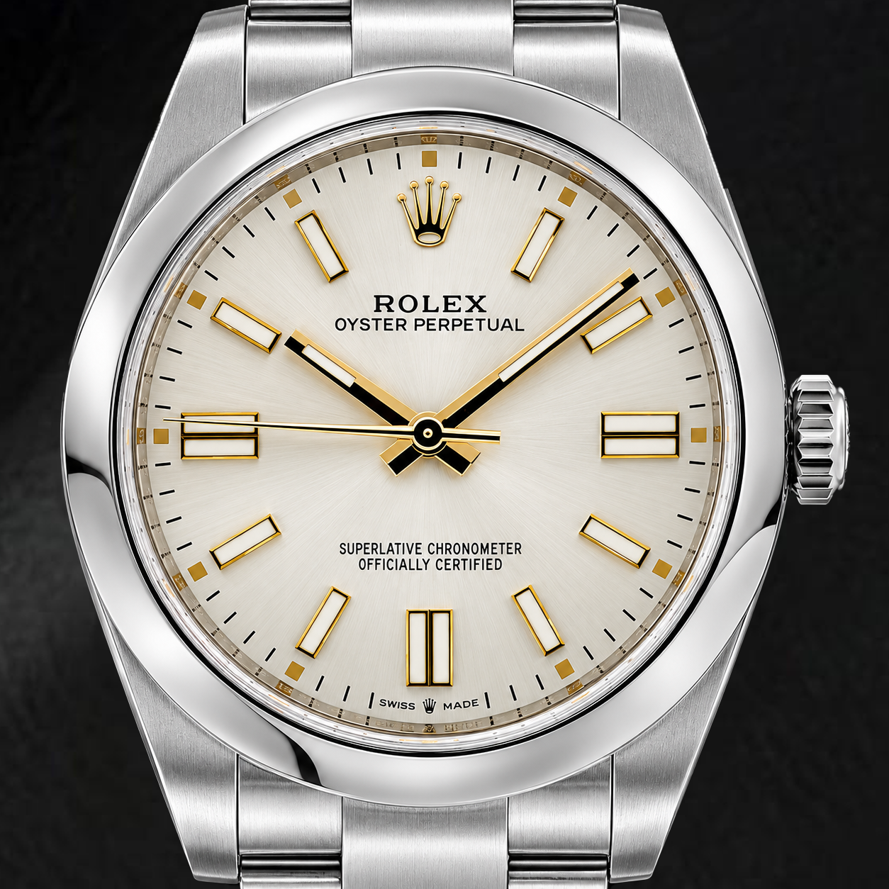 Rolex 124300 41mm Silver Dial Stainless Steel Oyster Bracelet Watch