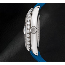 Rolex 1601 Datejust 36mm Blue Diamond Dial Watch