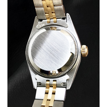 Rolex Year 2001 Datejust Gray Mother Of Pearl Diamond Dial 26 mm Two Tone Watch