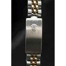 Rolex Year 2001 Datejust Gray Mother Of Pearl Diamond Dial 26 mm Two Tone Watch