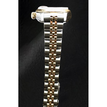 Rolex Year 2001 Datejust Gray Mother Of Pearl Diamond Dial 26 mm Two Tone Watch