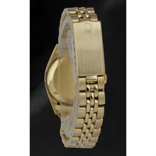 Rolex 24 mm Champagne Stick Dial Yellow Gold Watch