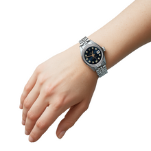 Rolex 26 mm Datejust Blue Natural Earth Mined Diamond Dial Watch